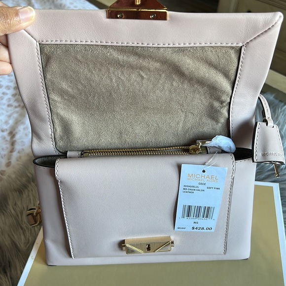 ❌Sold‼️Michael Kors Cece Medium Chain Shoulder Leather Bag - Picture 6 of 8